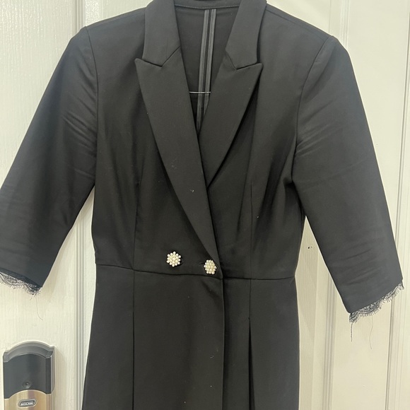 Zara Blazer Wrap Romper - Picture 2 of 5